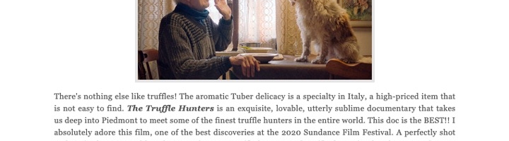 Sundance 2020: 'The Truffle Hunters' Doc Takes Us into Piedmont