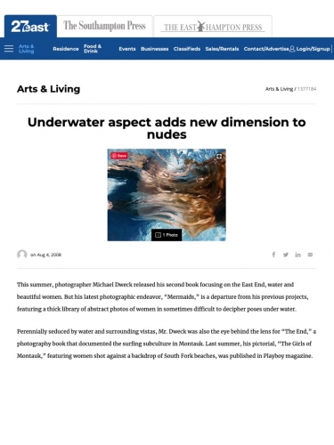 Underwater aspect adds new dimension to nudes