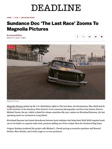 Sundance Doc ‘The Last Race’ Zooms To Magnolia Pictures