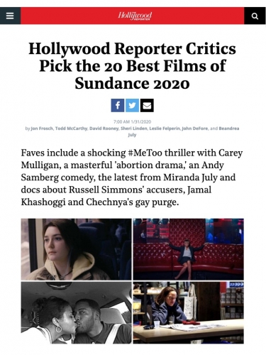 Hollywood Reporter Critics Pick the 20 Best Films of Sundance 2020