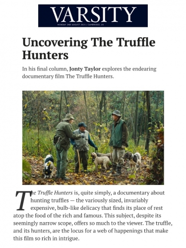 Uncovering The Truffle Hunters