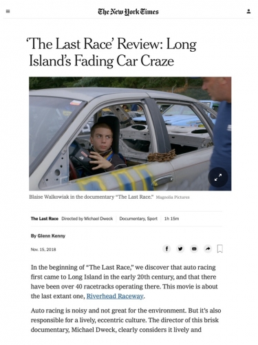 'The Last Race' Review: Long Island's Fading Car Craze
