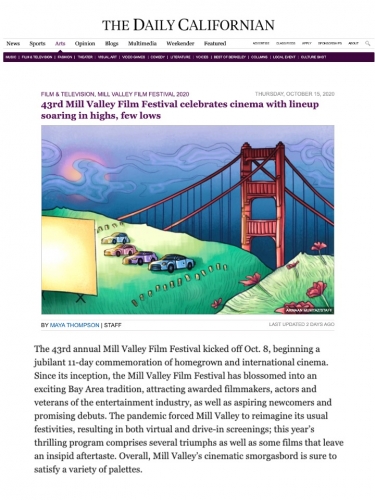 43rd Mill Valley Film Festival celebrates cinema with lineup soaring in highs, few lows
