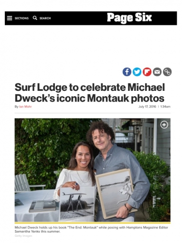 Surf Lodge to celebrate Michael Dweck’s iconic Montauk photos