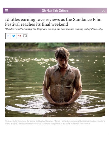 10 titles earning rave reviews as the Sundance Film Festival