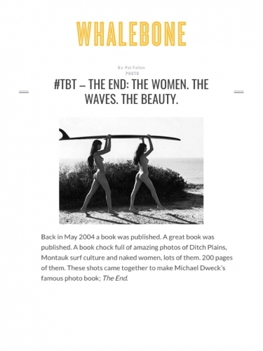 The End: The Women. The Waves. The Beauty.