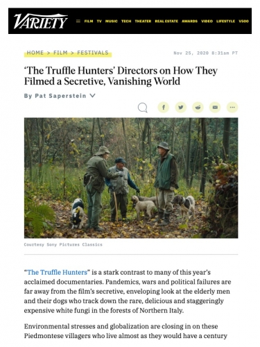 ‘The Truffle Hunters’ Directors on How They Filmed a Secretive, Vanishing World