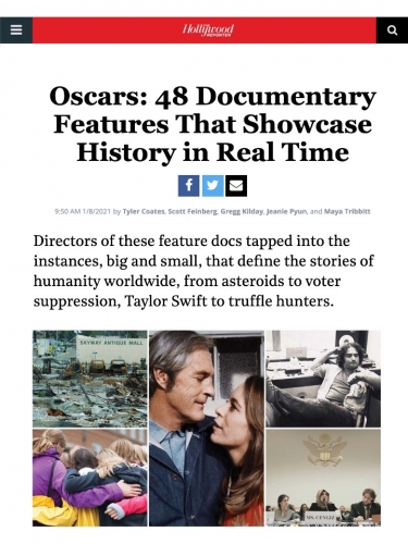 Oscars: 48 Documentary Features That Showcase History in Real Time