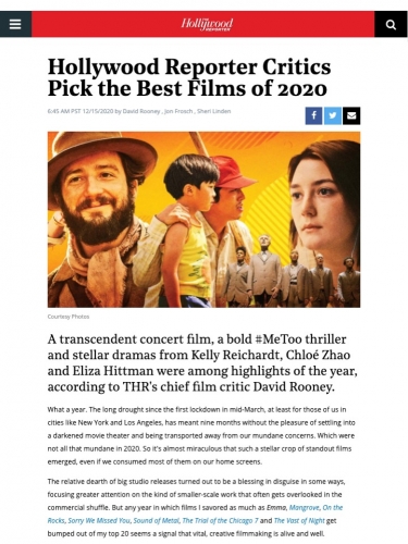Hollywood Reporter Critics Pick the Best Films of 2020
