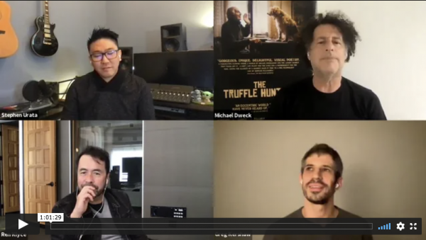 Q&A session between Ren Klyce & The Truffle Hunters Team