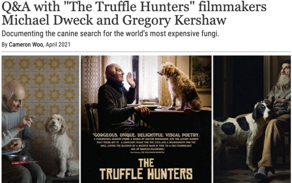 Q&A with "The Truffle Hunters" filmmakers Michael Dweck and Gregory Kershaw